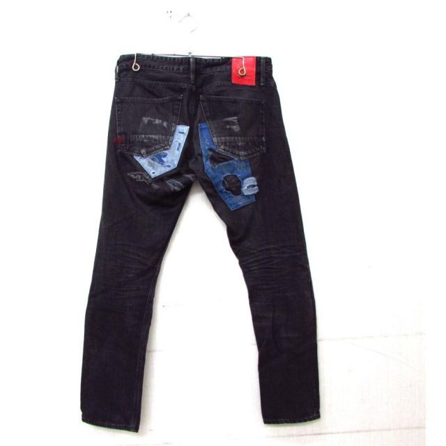 【美品】デンハム・デニムパンツ・ジーンズ・CUTTER・ほつれ加工・DENHAM デンハム RAZOR MIJAKIV セルビッチ デニムパンツ 限定570