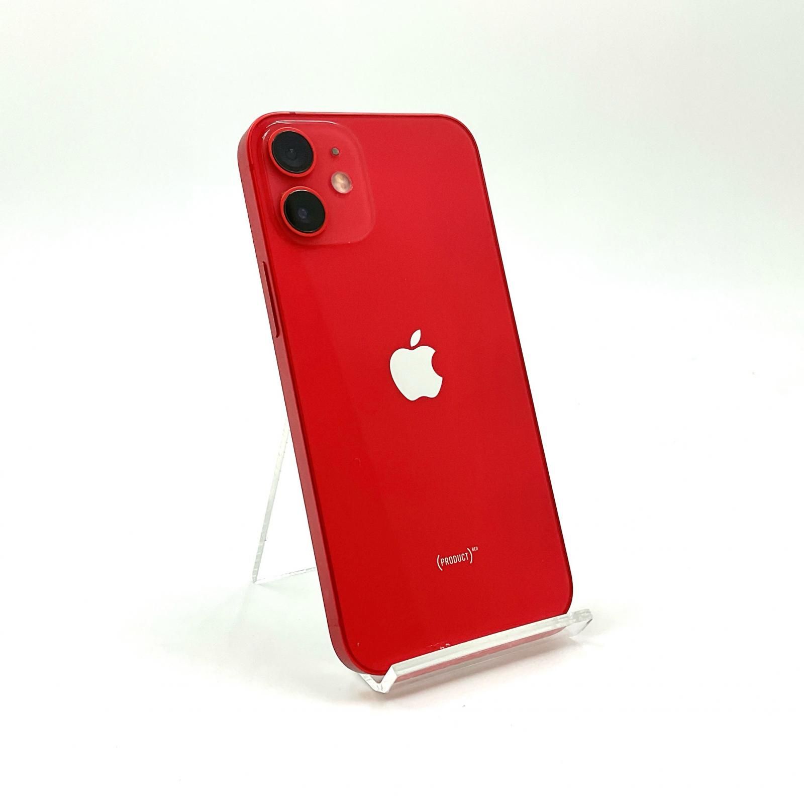 全額返金保証 最速発送 Apple iPhone 12 mini 128GB PRODUCT RED SIMフリー 白ロム 動作 済 92%