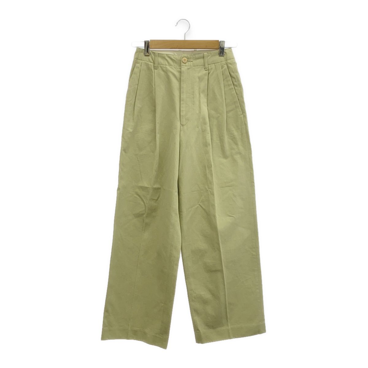 (美品）AURALEE/オーラリー　CHINO WIDE PANTS チノパンツ AURALEE オーラリー 21SS A21SP04FC WASHED FINX LIGHT CHINO