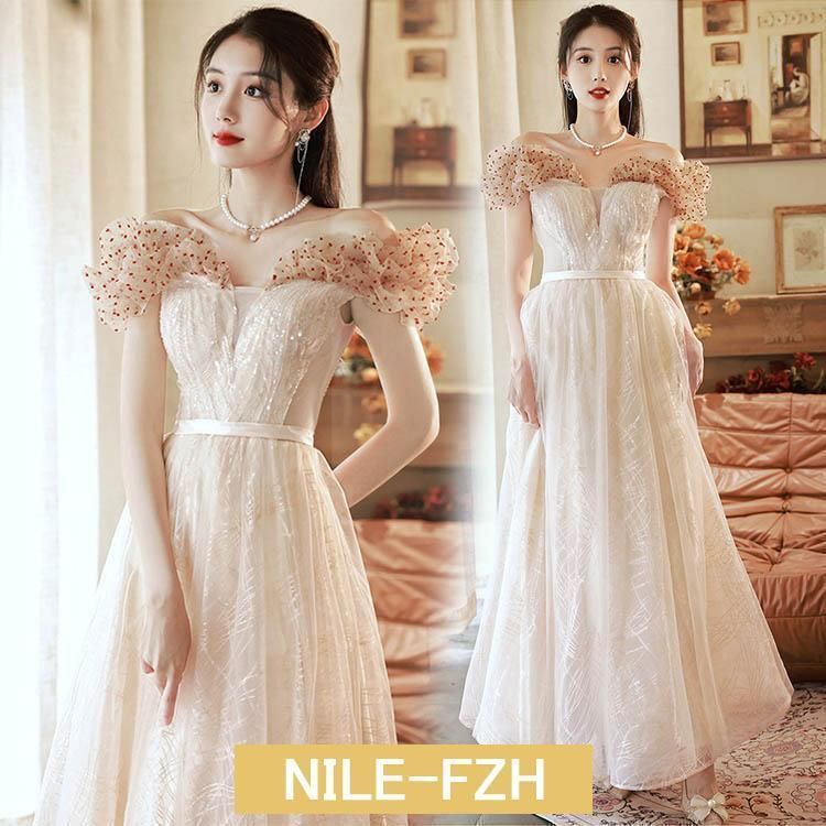 IRMA / イルマ】3Dフラワー刺繍 ショルダーシアー タイトミニドレス