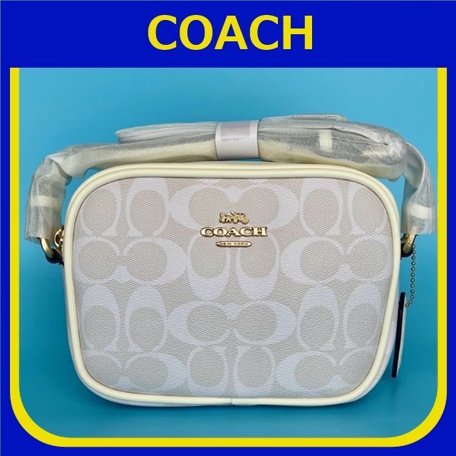 COACH コーチ ラグジュアリーシグネチャー ミニ ジェイミー カメラ