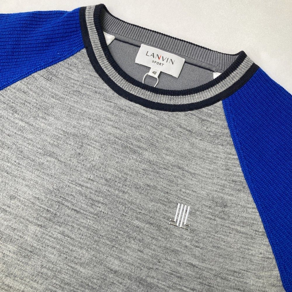 サイズ：40 LANVIN SPORT ランバン スポール ウール混 ニット