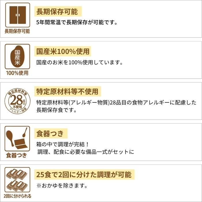 アルファー食品 炊き出し用