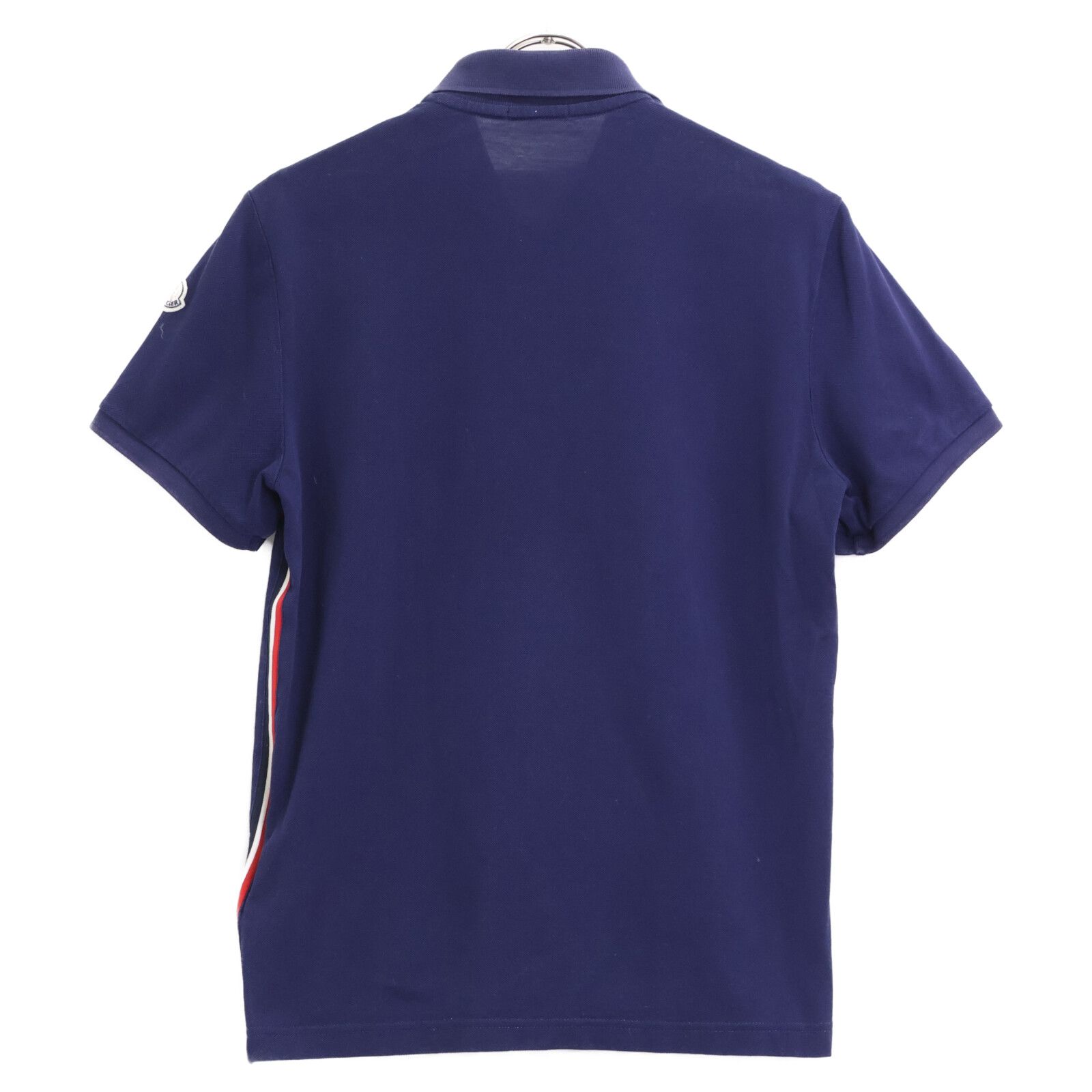Moncler 青 ポロシャツ MONCLER 青 コットン ポロシャツ S - メルカリ
