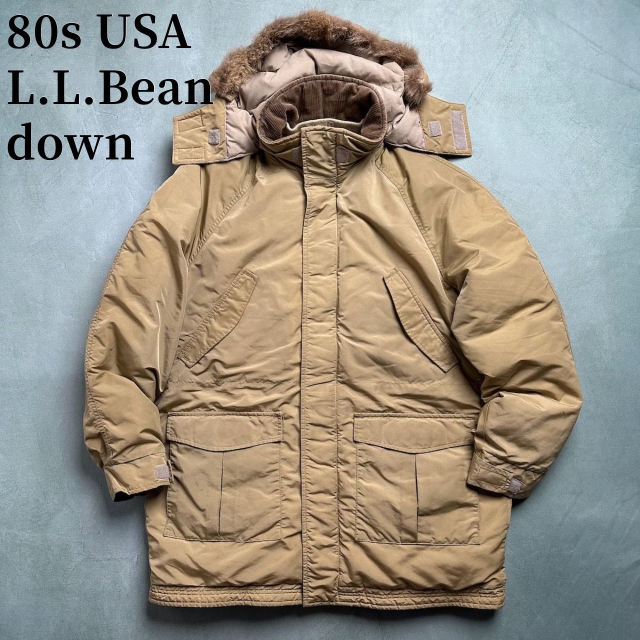 L.L.Bean エルエルビーン グースダウン ジャケット ファー 古着 【公式