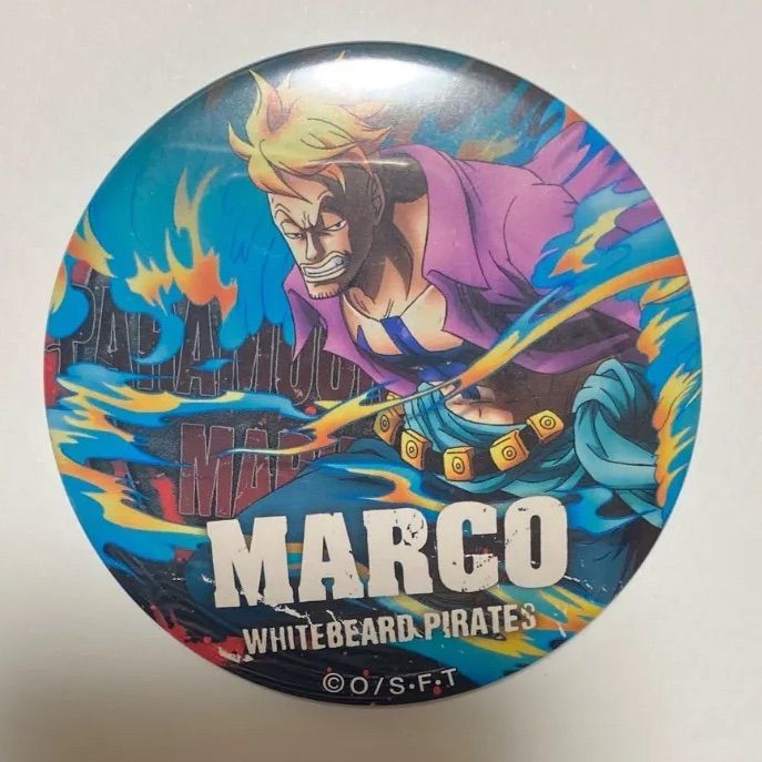 ONEPIECE 輩缶バッジ WORLD マルコ ONE PIECE 輩缶バッジ MUSIC マルコ - メルカリ