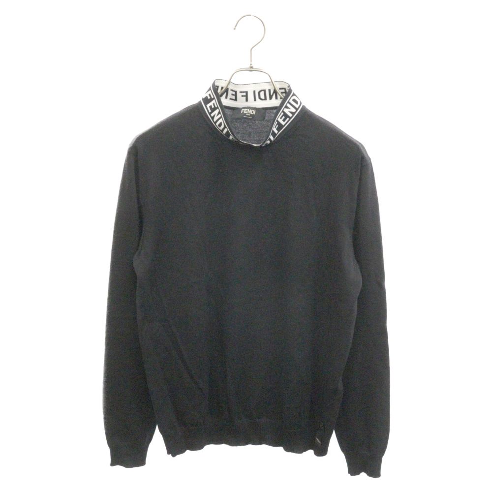 FENDI フェンディネックロゴジャガードニットセーター FENDI ネックロゴジャガードニットセーター 【公式通販】