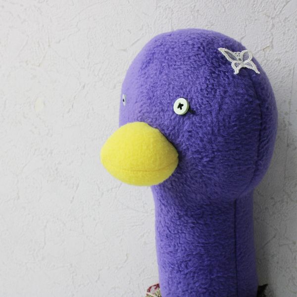 美品 BOBBY DAZZLER ボビーダズラー アナスイ コラボ 限定 首ながトリ ぬいぐるみ 一点物/雑貨 ロンドン【2400013165013】 美品 BOBBY DAZZLER ボビーダズラー アナスイ コラボ 限定 首な