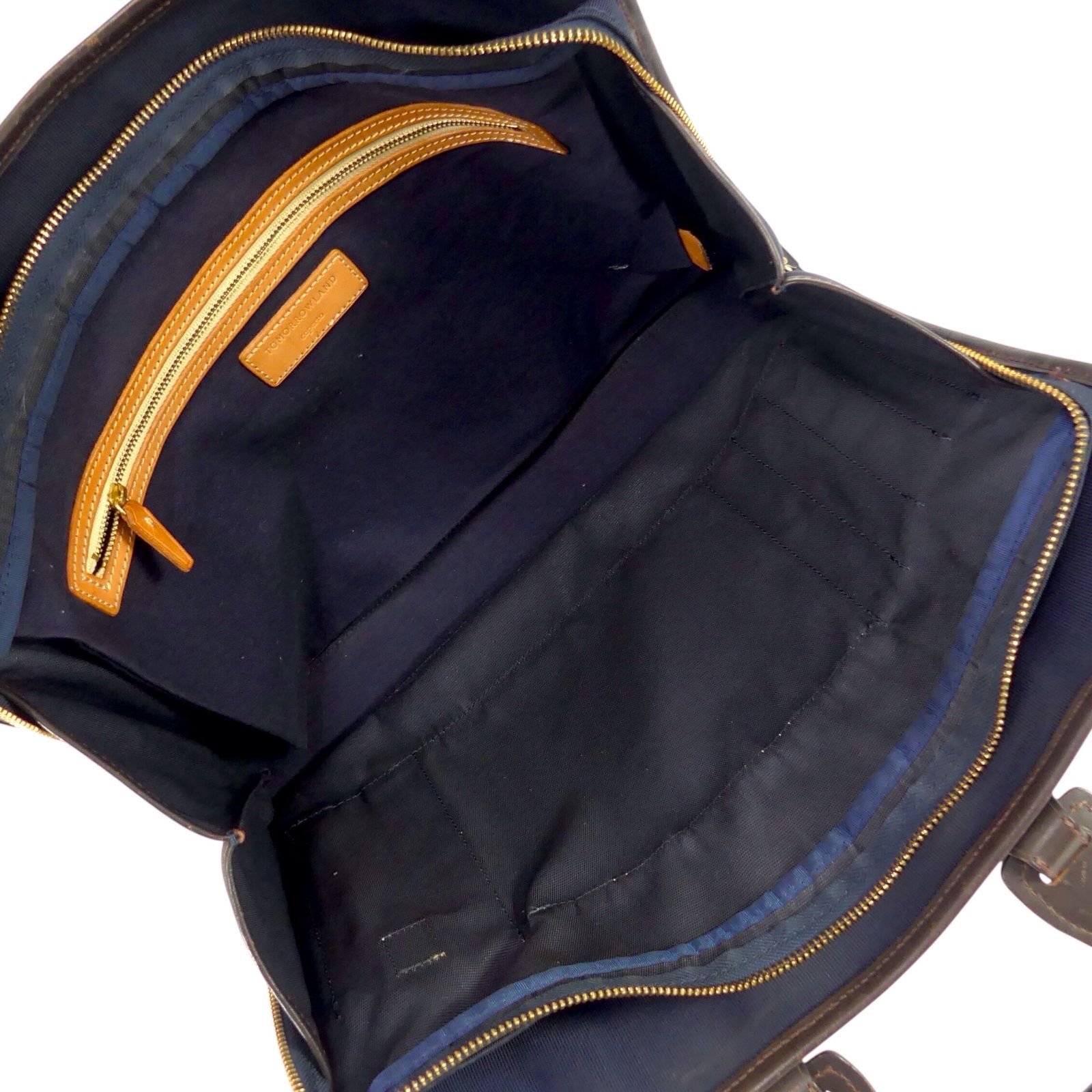 TOMORROトゥモローランドcopertoレザーブリーフケース黒ビジネスバッグ TOMORROWLAND トゥモローランド coperto コペルト ビジネス