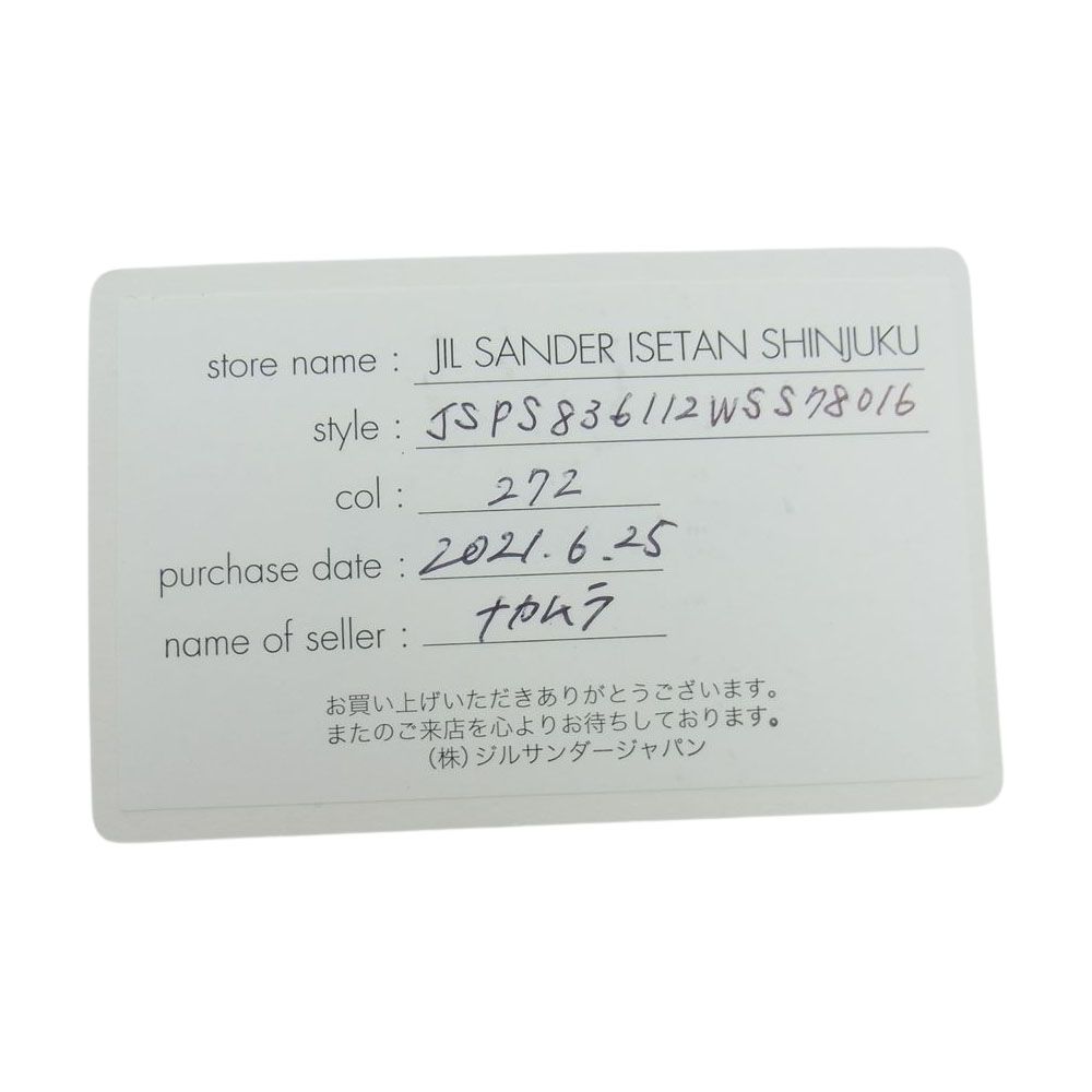 JIL SANDER ジルサンダー ピアス JSPS836112WSS78016 購入時証明書付属