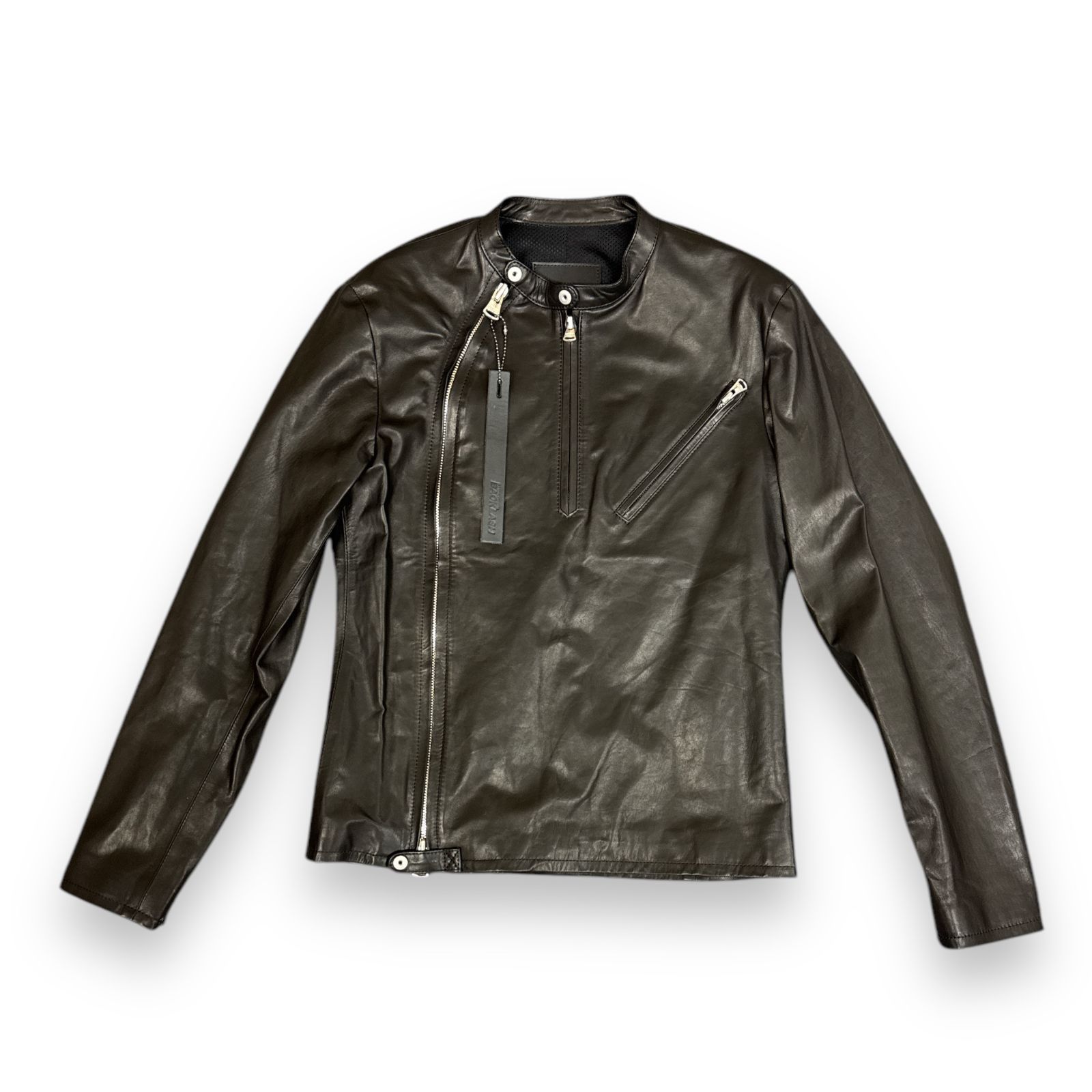 定価165000円 未使用品 ISAMU KATAYAMA BACKLASH 24SS MONOCHEROME MOTOR CYCLE LEATHER  JACKET モーターサイクルレザージャケット ライダース イサムカタヤマ バックラッシュ 2096-03 - メルカリ