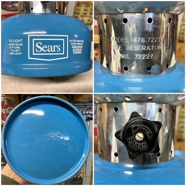 美品】 Coleman ランタン 1968年3月 シアーズランタン MODEL