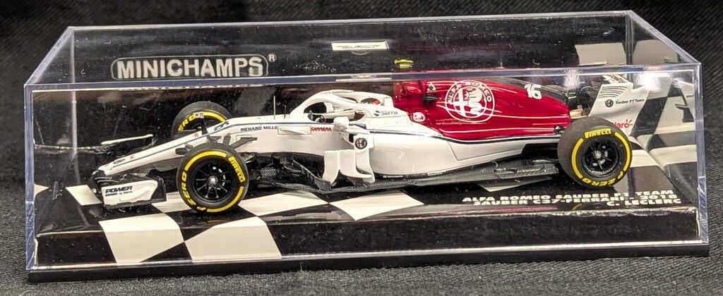 Paul sModelArt 1|43 MINICHAMPS ALFA ROMEO SAUBER F1 TEAM SAUBER C37-FERRARI-2018 C.LECLERC