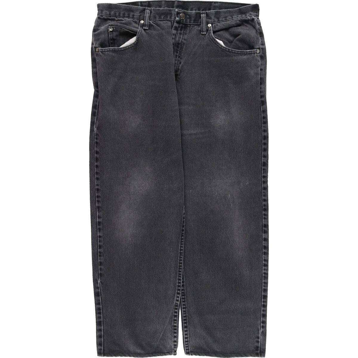 古着 ラングラー Wrangler ブラックデニム ストレートデニムパンツ メンズw36相当/eaa400903