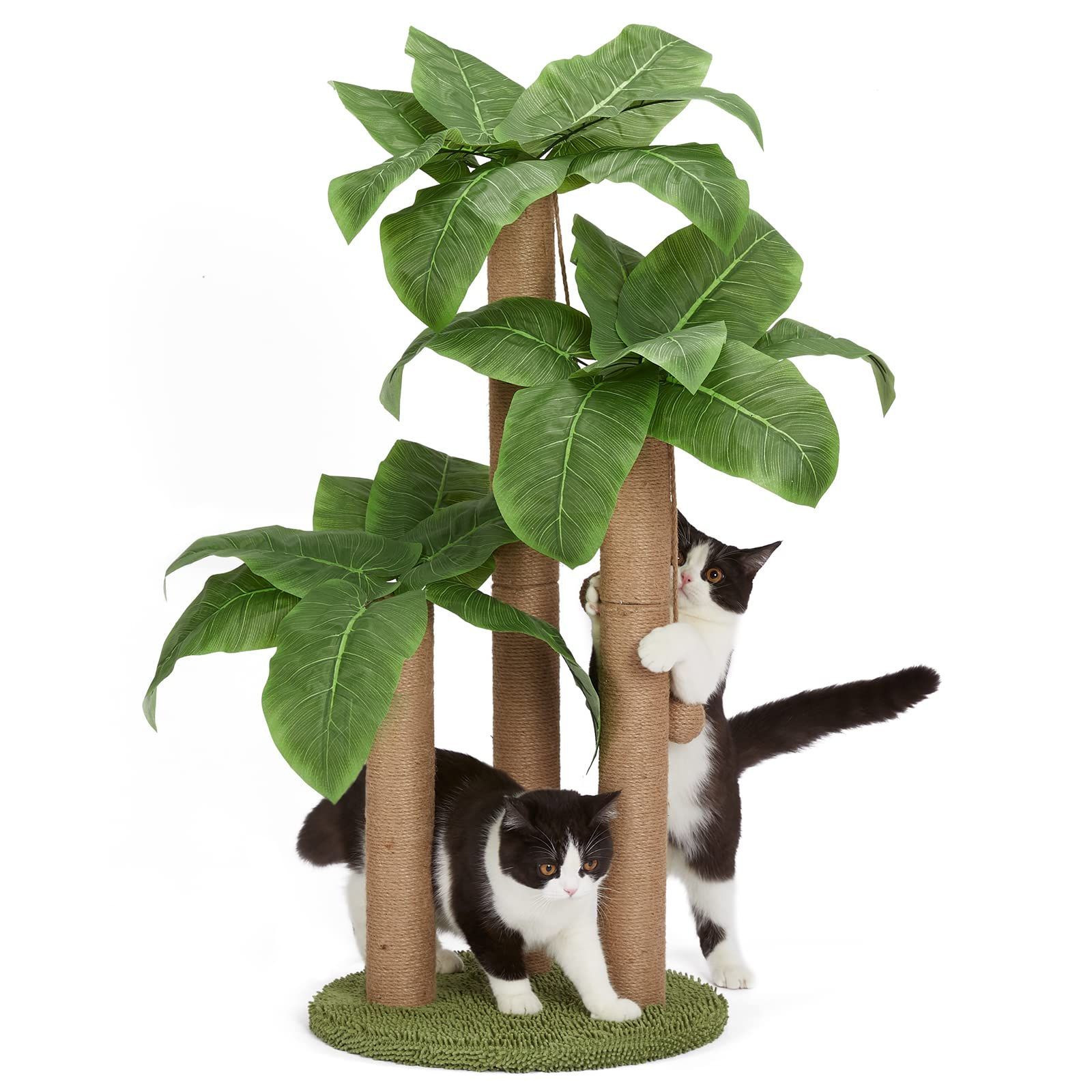 新着商品 カンナ キャット爪とぎポール ポンポンおもちゃ付き 爪研ぎ LEMONDA つめとぎ 省スペース 高さ調整幅40-80cm カンナ