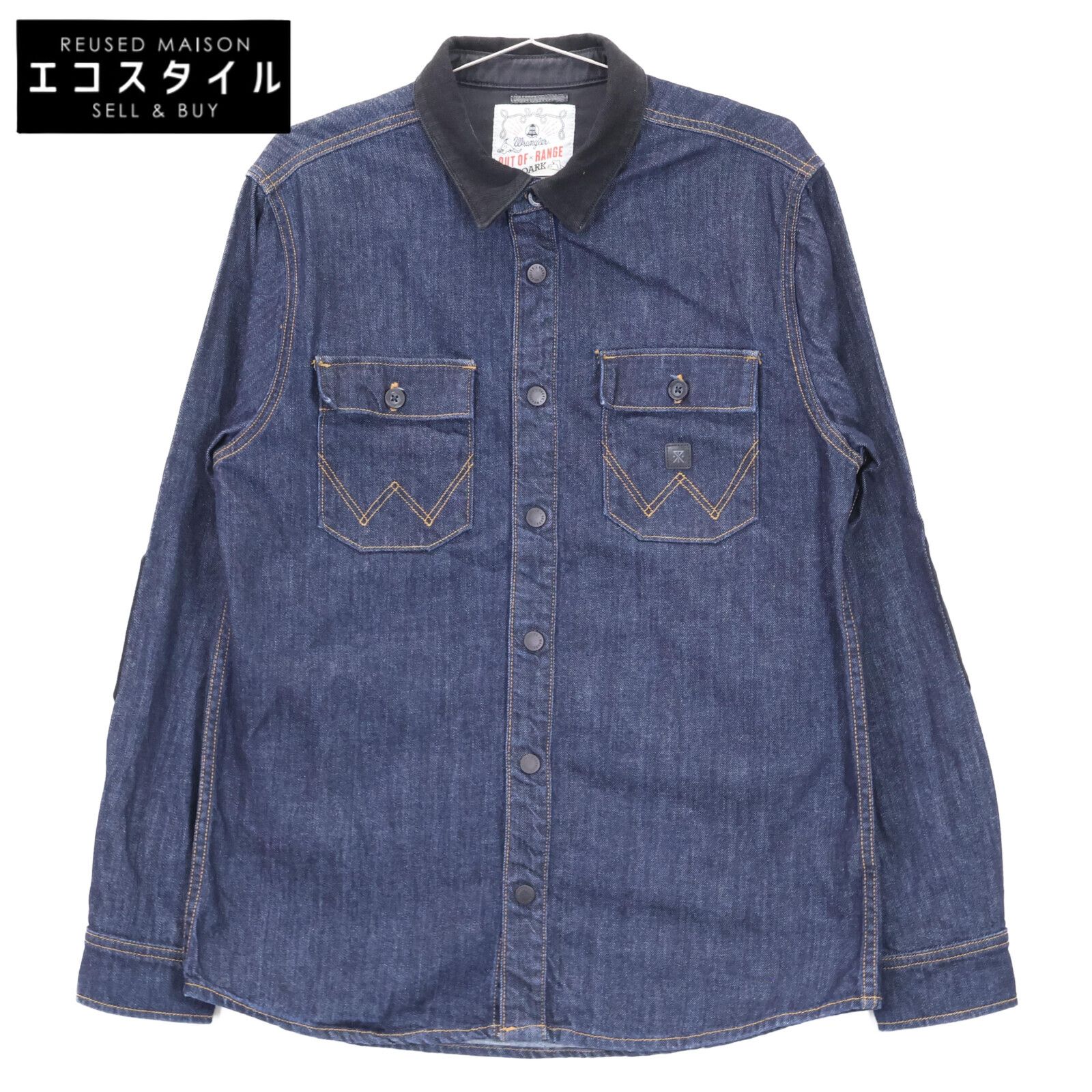 ROARK REVIVAL ロアーク リバイバル ×WRANGLER RW585 NORDSMAN DENIM デニムシャツ M