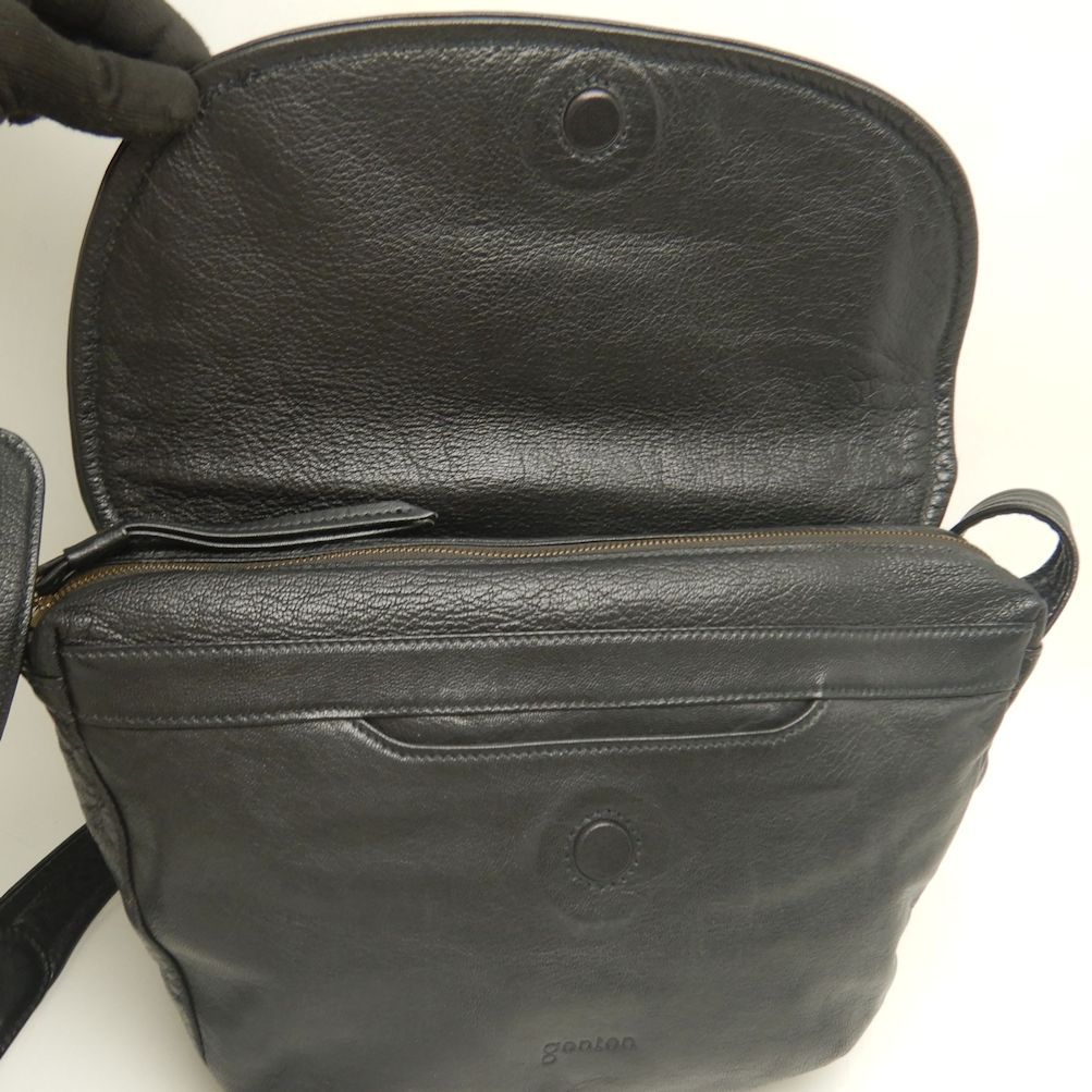 genten ゲンテン フラップショルダーバッグ ゴートベーシック 44110  