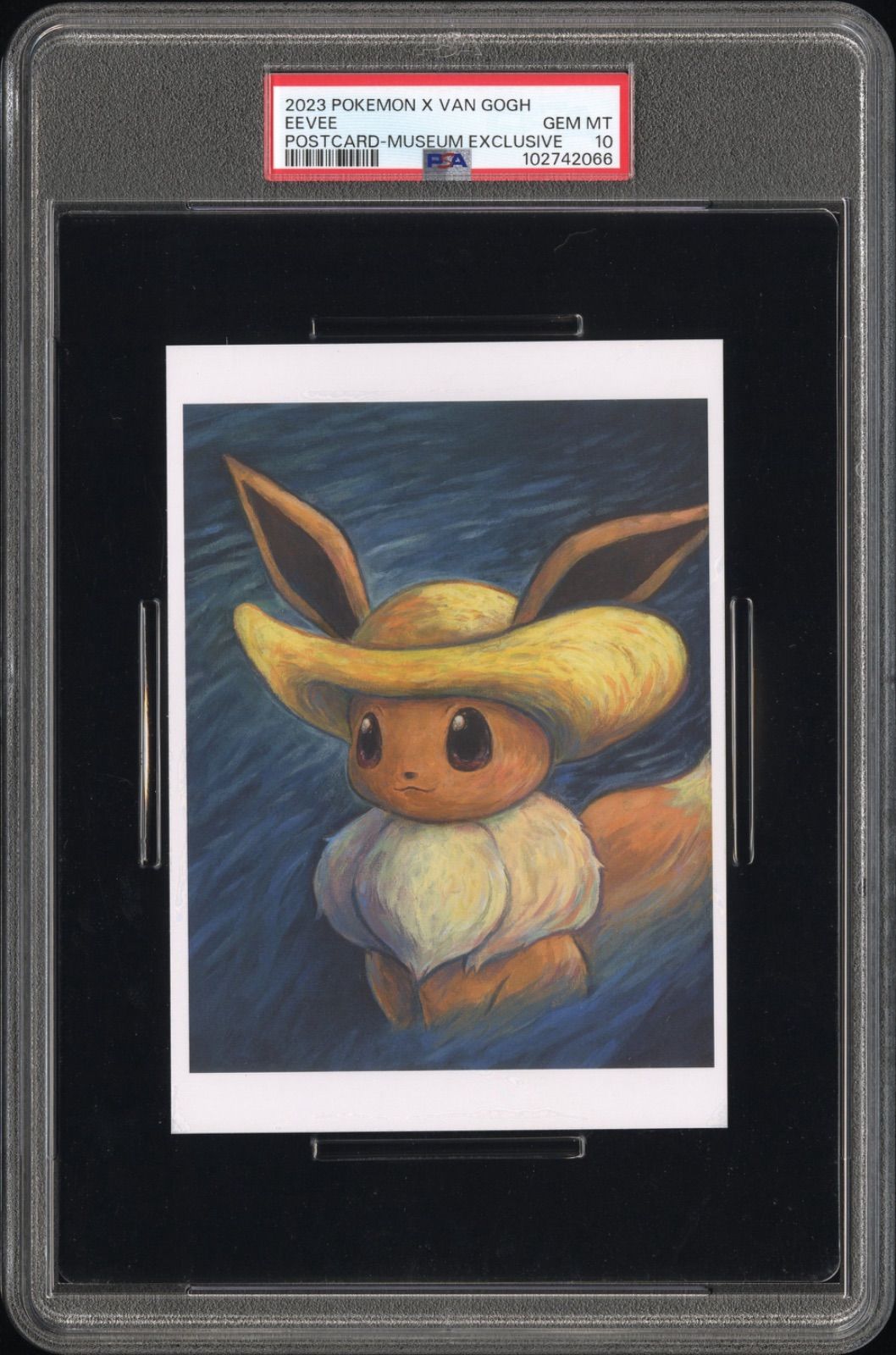 ゴッホイーブイ　ポストカード　PSA10 PSA10】ゴッホ イーブイ ポストカード ゴッホ展 ジャンボカード #1