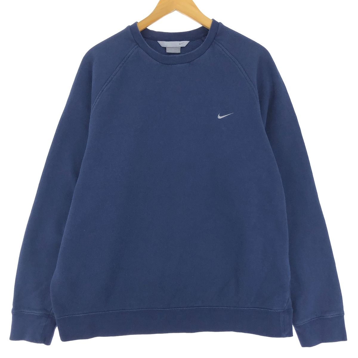 古着 00年代 ナイキ NIKE ワンポイントロゴスウェットシャツ トレーナー メンズXL/eaa426329