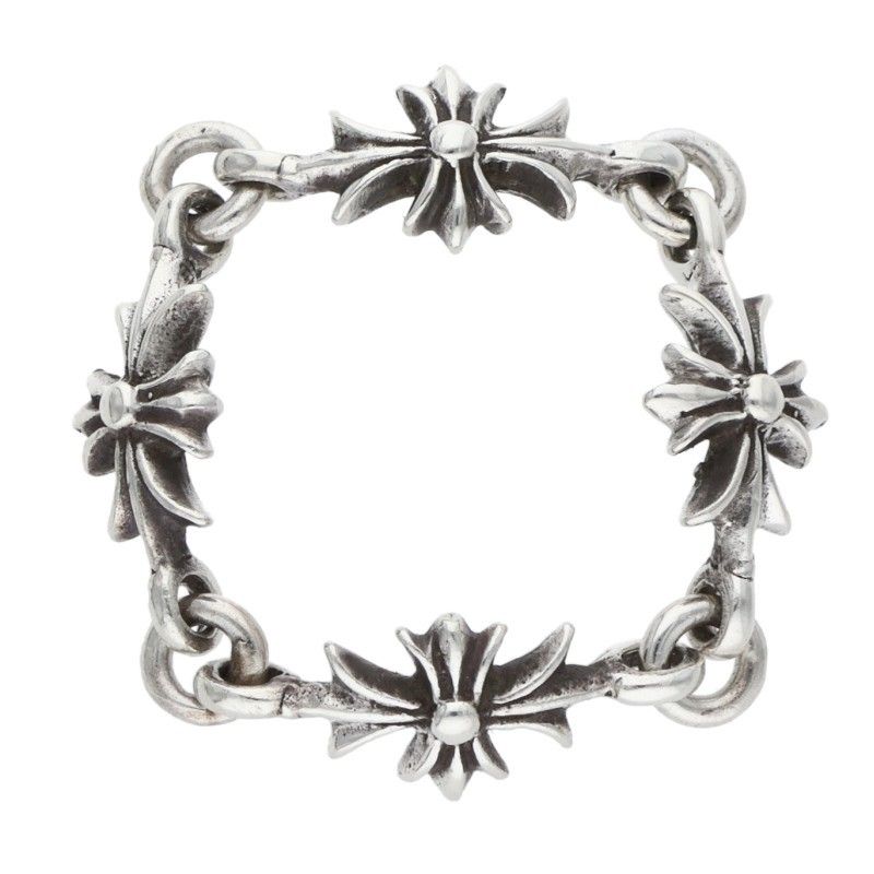 クロムハーツ RING TNY E CH PLS タイニーECHプラス シルバーリング メンズ 14号