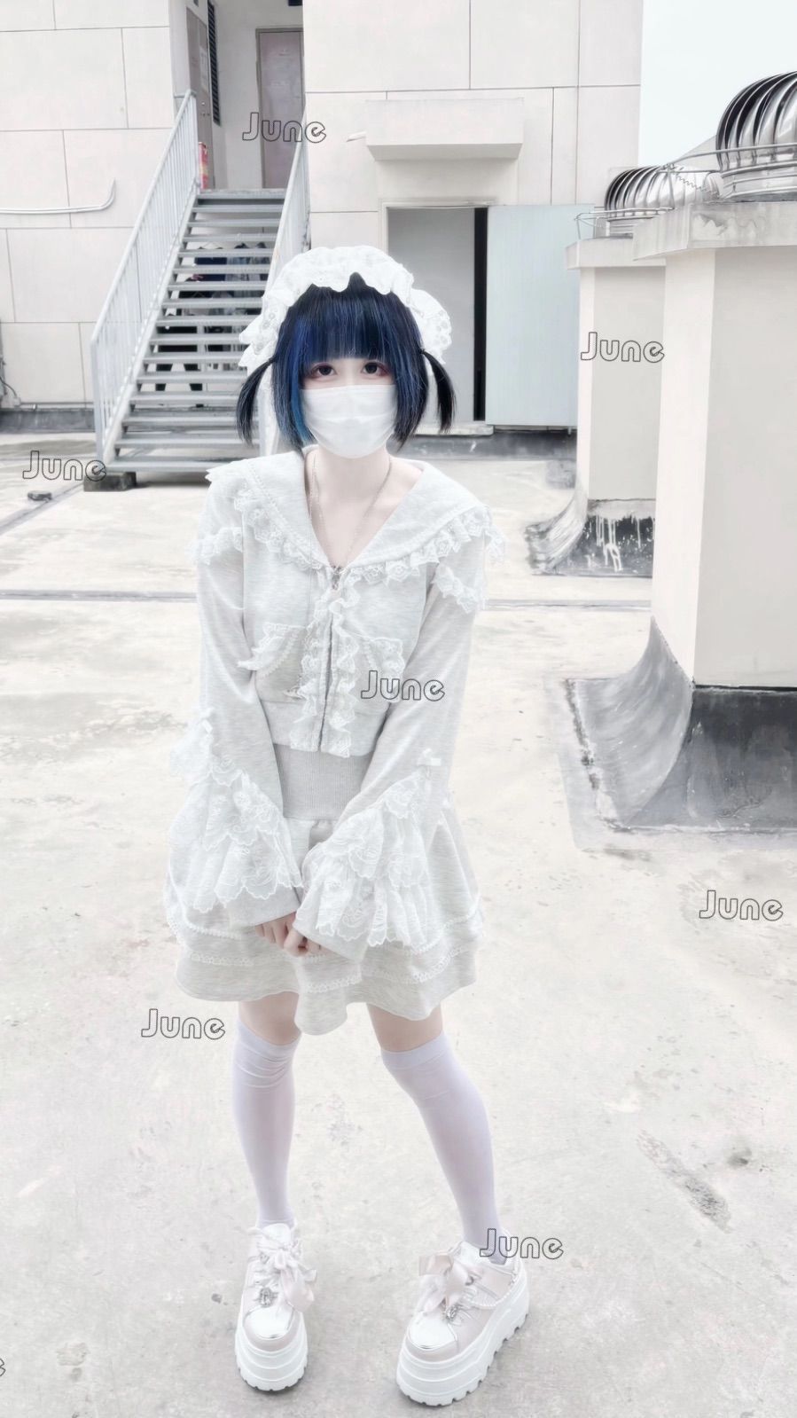 ファンシーな雰囲気 ネオンサイン オリジナル 韓国 オレンジ×ホワイト