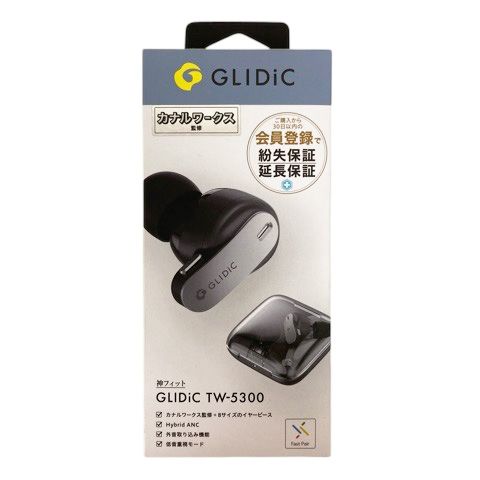 グライディック GLIDiC ワイヤレスイヤホン TW-5300 カナルワークス 