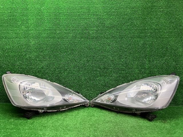 ホンダ GE6|7 フィット 前期 ヘッドライト左右 ハロゲン P6865 8 レベ付 250510237