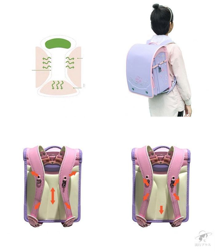 【新品未使用】ランドセル パープル 女の子 かわいい パステル クラリーノ 軽量 新品未使用】ランドセル パープル 女の子 かわいい パステル