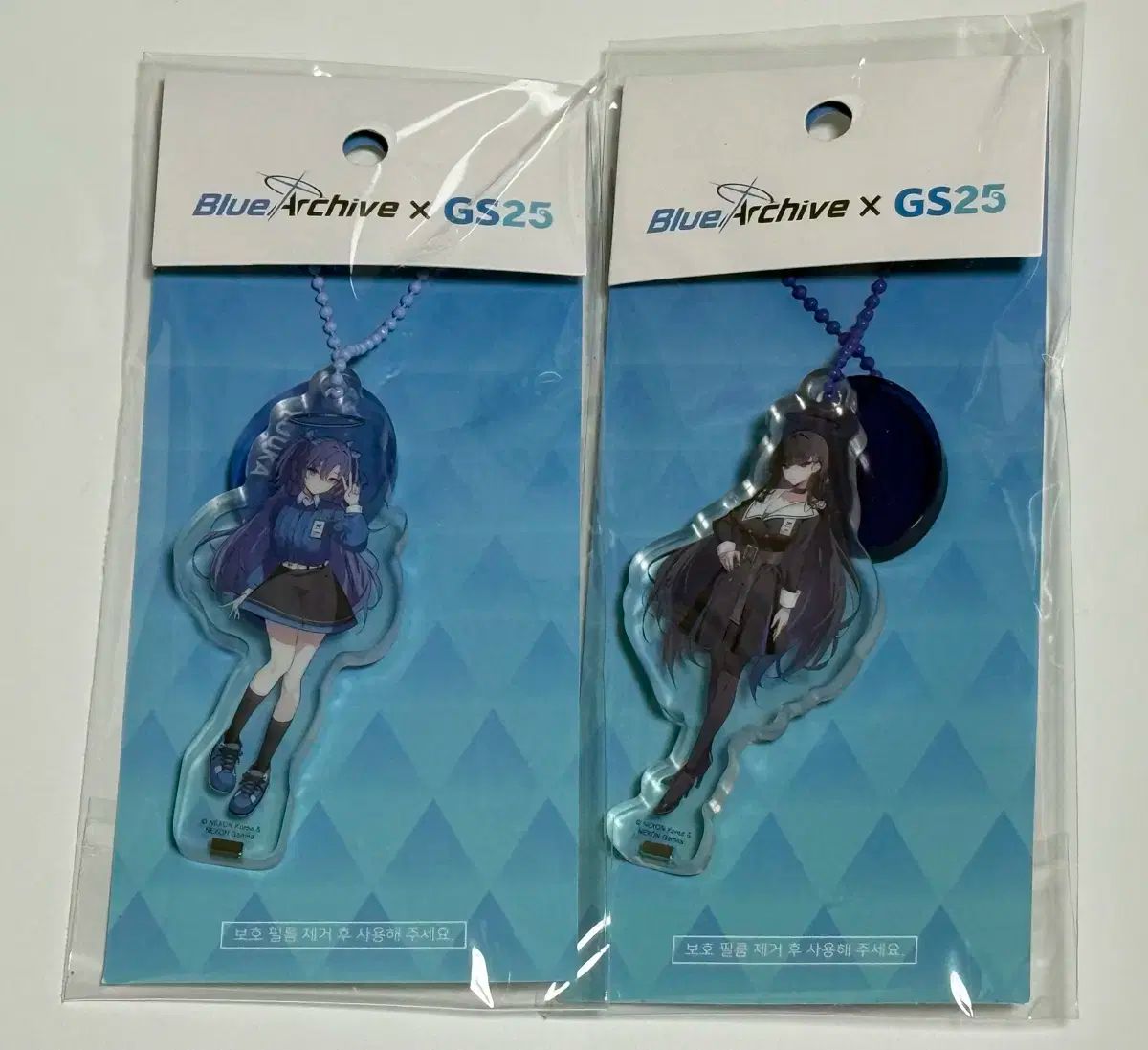 韓国限定★ブルーアーカイブ GS25 アクリルマグネットキーリング ユウカ ノア ブルーアーカイブ ユウカ リオ アクリル 磁石 キーリング - メルカリ