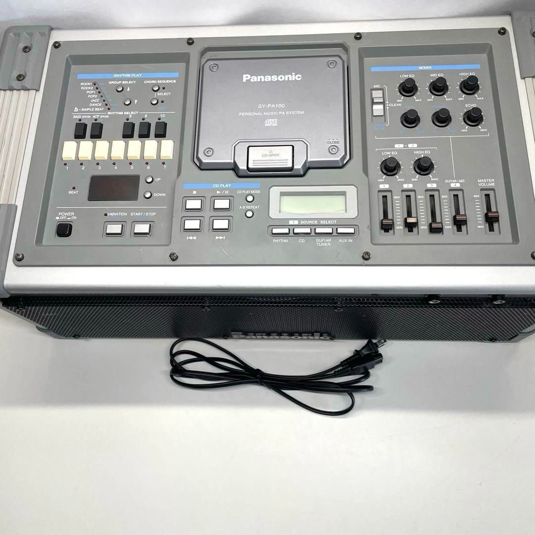 人気の Panasonic SY-PA100 パーソナルミュージックＰＡシステム 60W パナソニック廃盤 品 ＣＤプレーヤー|リズムマシン|ミキサー機能 安心の日本正規品即日配達!