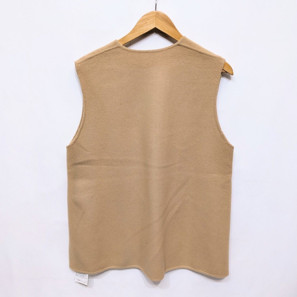 試着程度 22AW UNITED ARROWS ニット リバーシブル ベスト ウール 