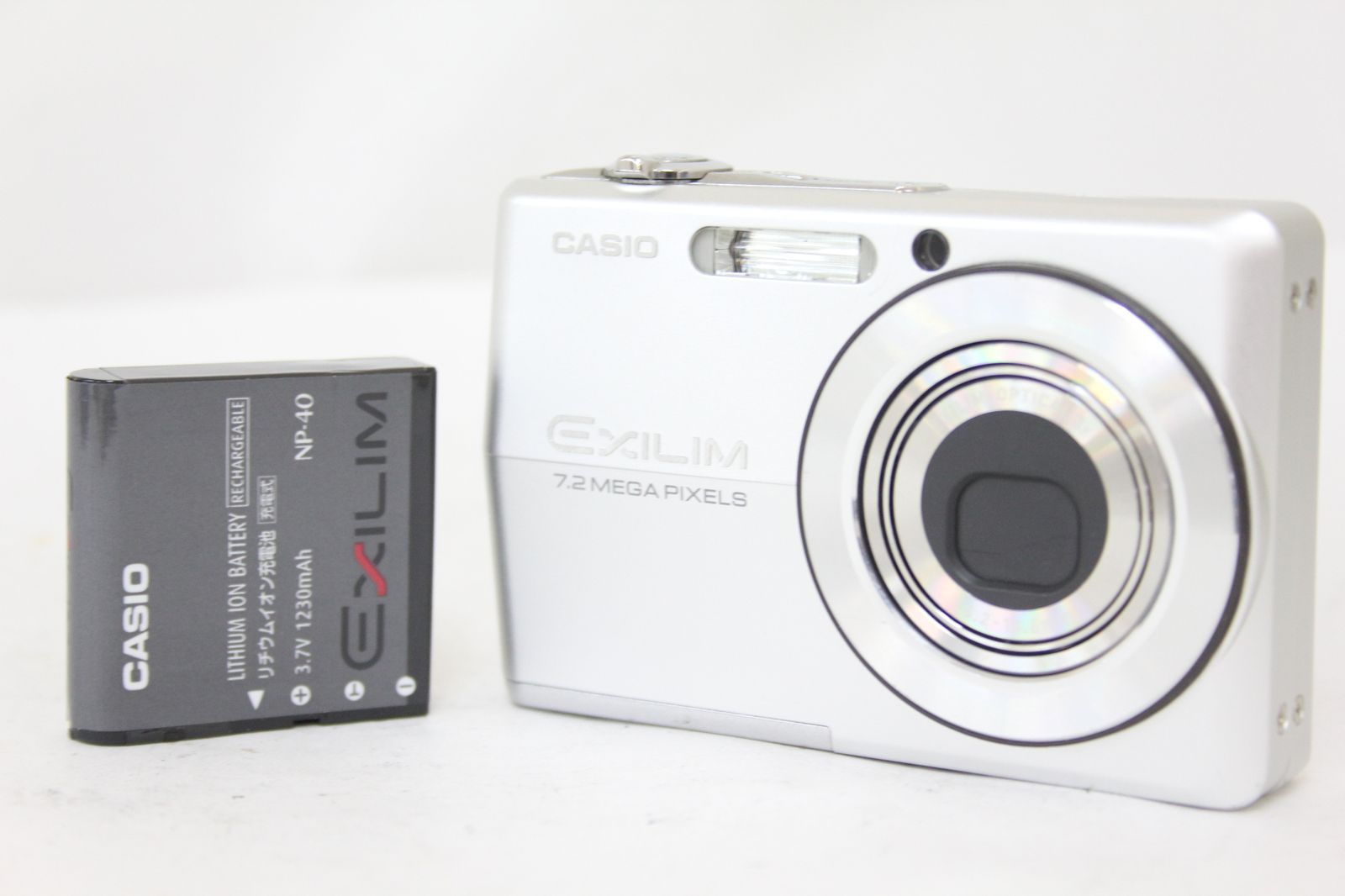 返品保証】 カシオ Casio Exilim EX-Z700 3x バッテリー付き 
