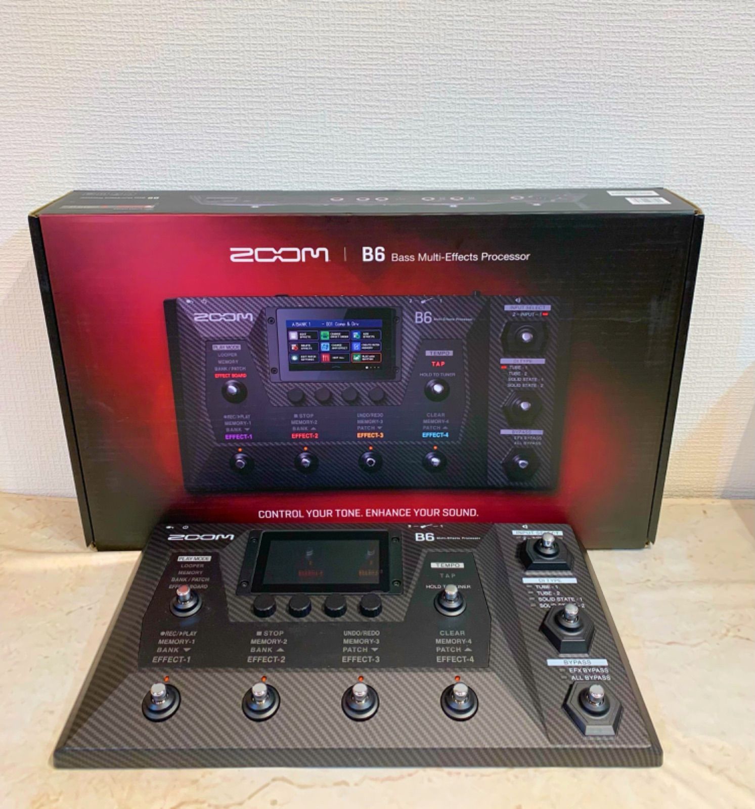 ZOOM B6 ベース用マルチエフェクター - メルカリ