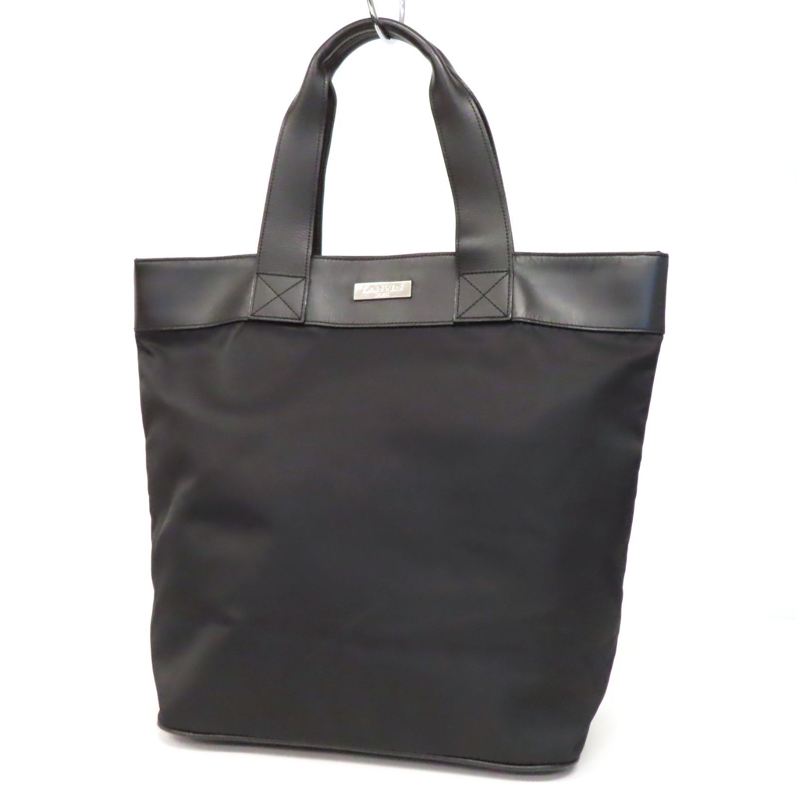 新品未使用 LANVIN SPORT トートバッグ LANVIN SPORT ニット使いカートバッグ -デサントストア-DESCENTE