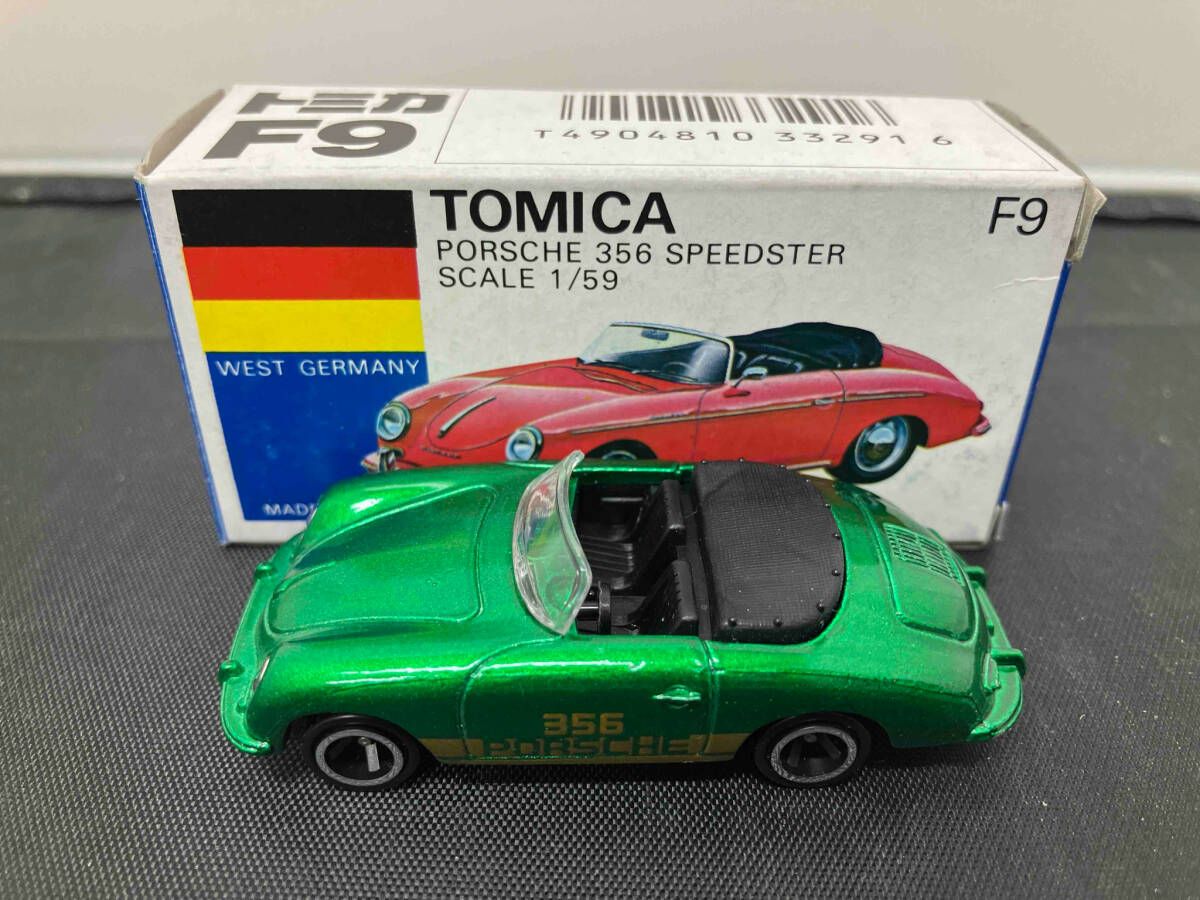 トミカ F9 ポルシェ 356 スピードスター 緑メタリック シート:黒