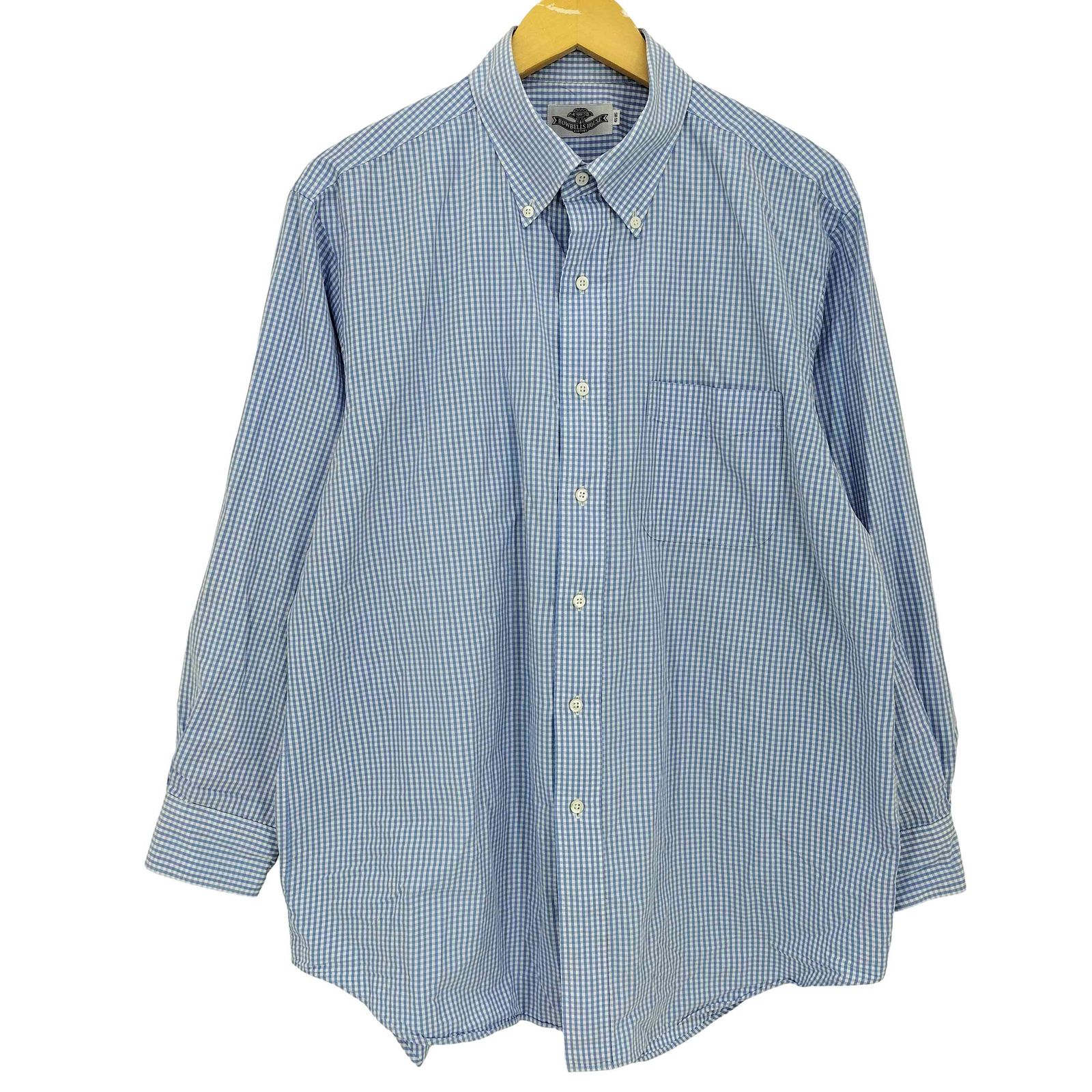 メーカーズシャツカマクラ Makers Shirt 鎌倉 BOWBELLS HOUSE ギンガムチェック ボタンダウンシャツ メンズ  45-85