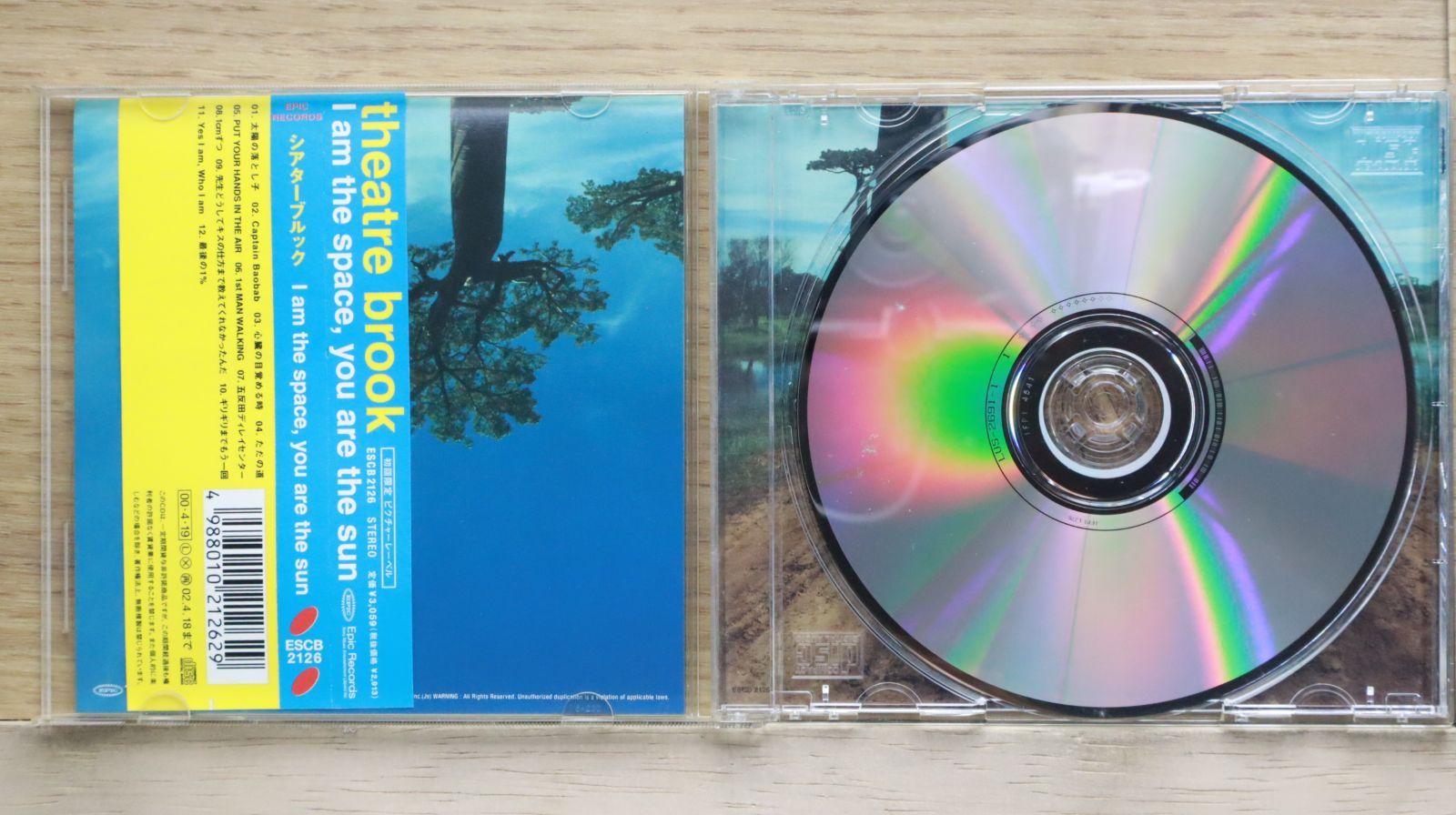 国内盤CD☆シアター・ブルック/THEATRE BROOK□ I AM THE SPACE、YOU