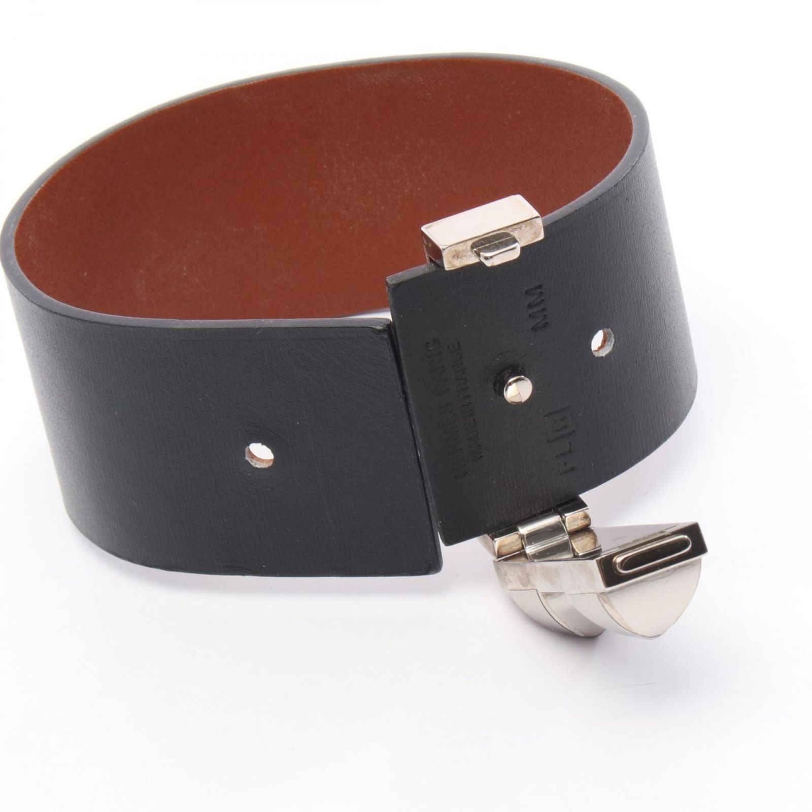 エルメス メドール ブレスレット バングル ブラウン ゴールド HERMES HERMES エルメス メドール バングル エルメス メドール ブレスレット