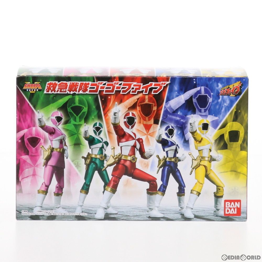 SHODO SUPER 救急戦隊ゴーゴーファイブ 新品未開封 食玩) プレミアムバンダイ限定 SHODO SUPER 救急戦隊