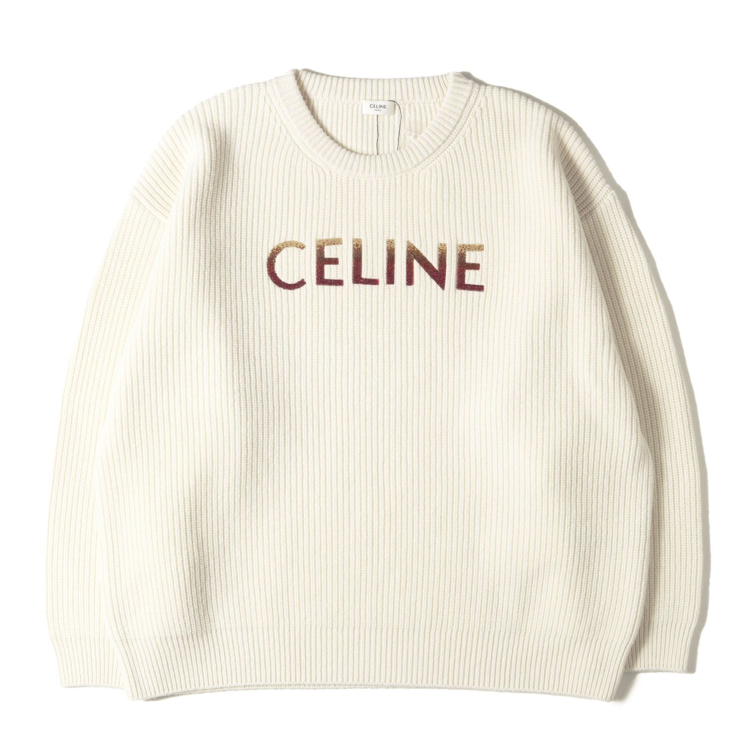 新品】CELINE セリーヌ ニット オフホワイト 白 サイズ:XXL | 22SS