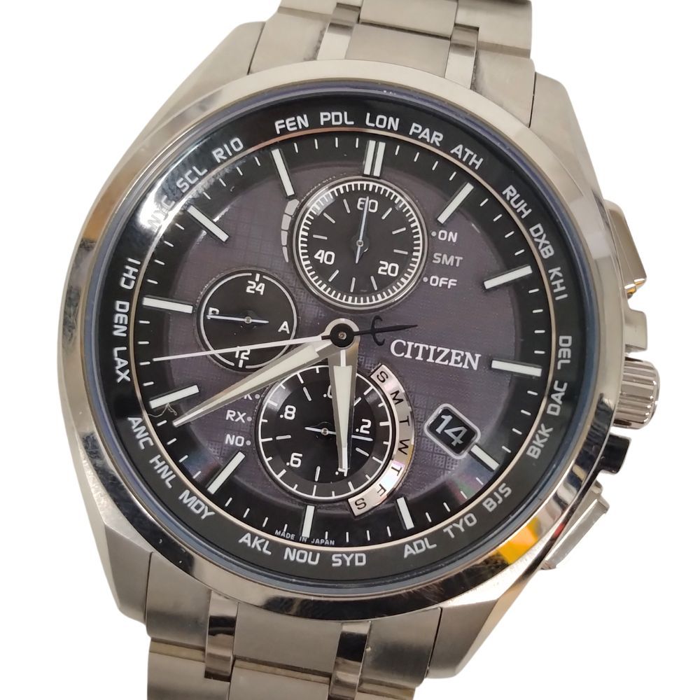 CITIZEN シチズン H804-T018696 アテッサ ダイレクトフライト ソーラー電波 腕時計 | C589