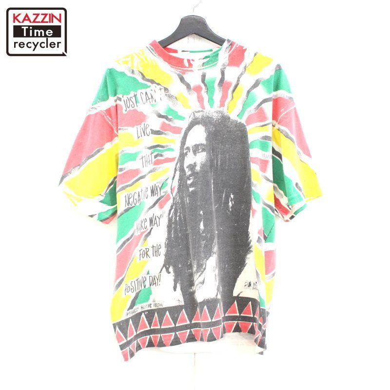 vintage ボブマーリー オールオーバープリントTシャツ 【公式通販】