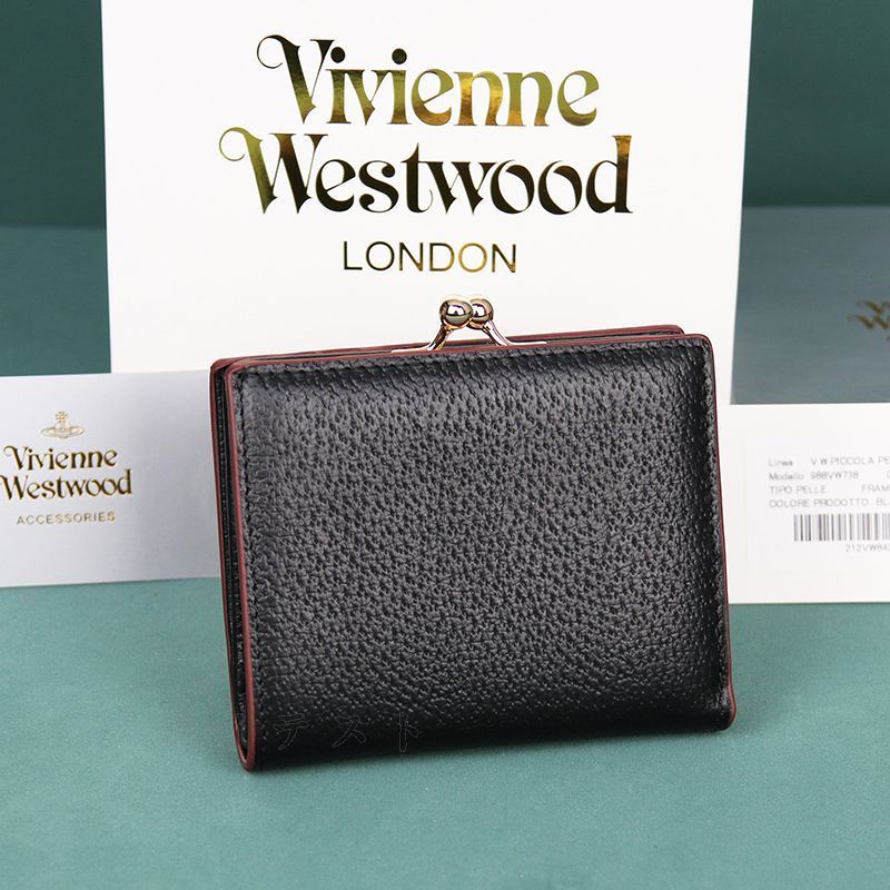 品揃え豊富で 新品 ヴィヴィアンウエストウッド Vivienne 二つ折り財布 小物