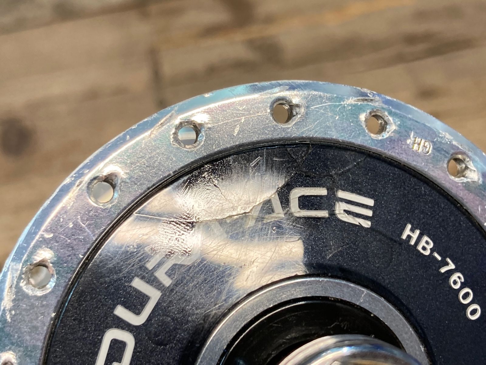 シマノDURA-ACE NJS HB-7600 競輪ピストフロントハブ 36H Shimano Dura Ace HB-7600 Track Hubs 36H NJS