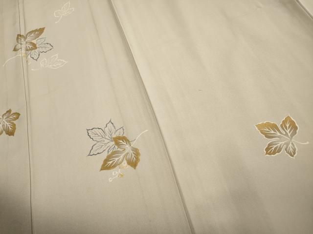 平和屋着物▽訪問着 単衣 舞葉文 金彩 正絹 逸品 AAAS4950fy - メルカリ