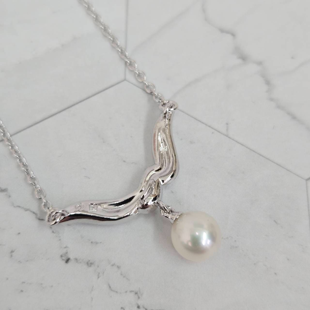 田崎真珠 TASAKI パールネックレス 淡水パール ベビーパール SILVER 