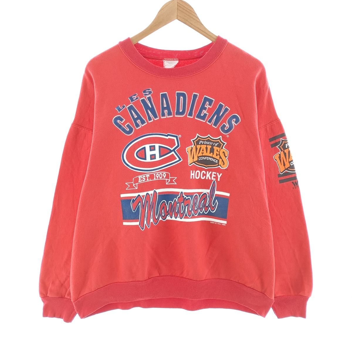 古着 90年代 NHL MONTREAL CANADIENS モントリオールカナディアンズ スウェットシャツ トレーナー メンズXL相当 ヴィンテージ/eaa402001