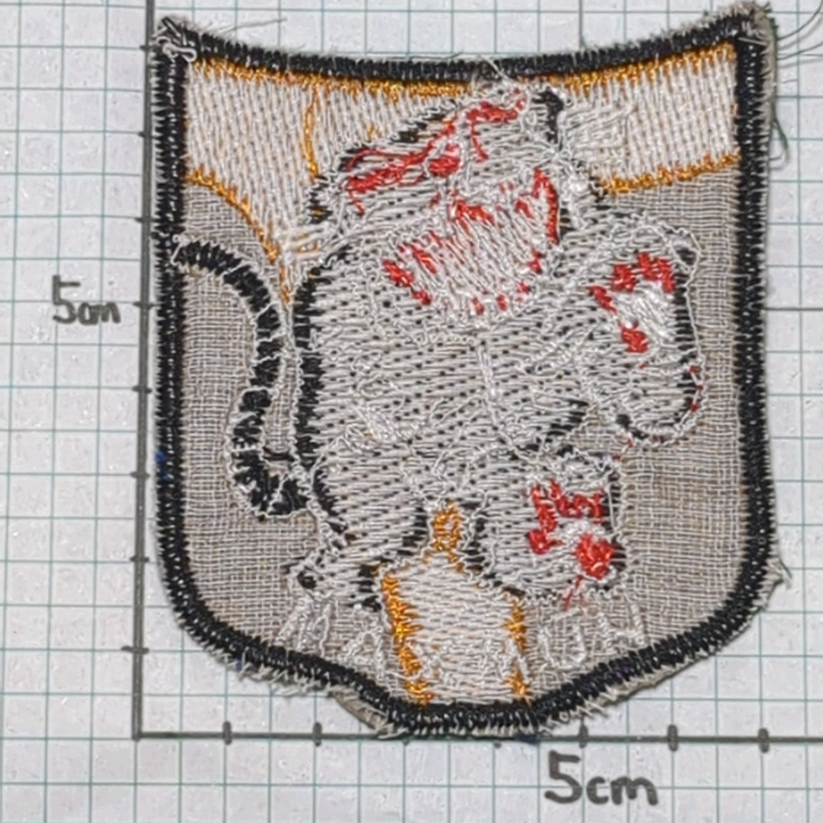 TI08 TIGER 虎 ベトナム 戦争 ワッペン 黒豹 ブラックパンサー