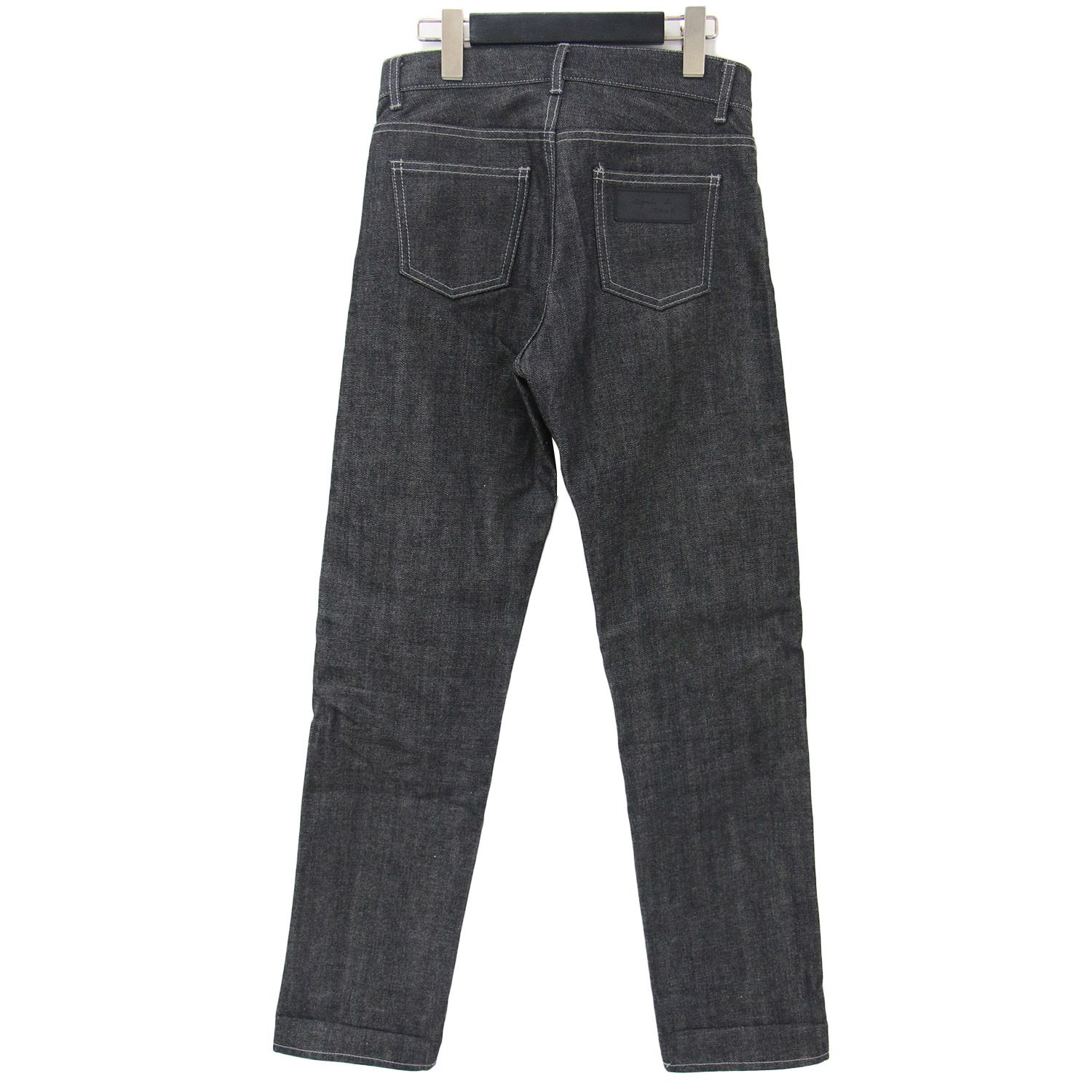 Agnes b. アニエスベー デニムパンツ 24(S位) 黒(デニム) 【古着】【中古】