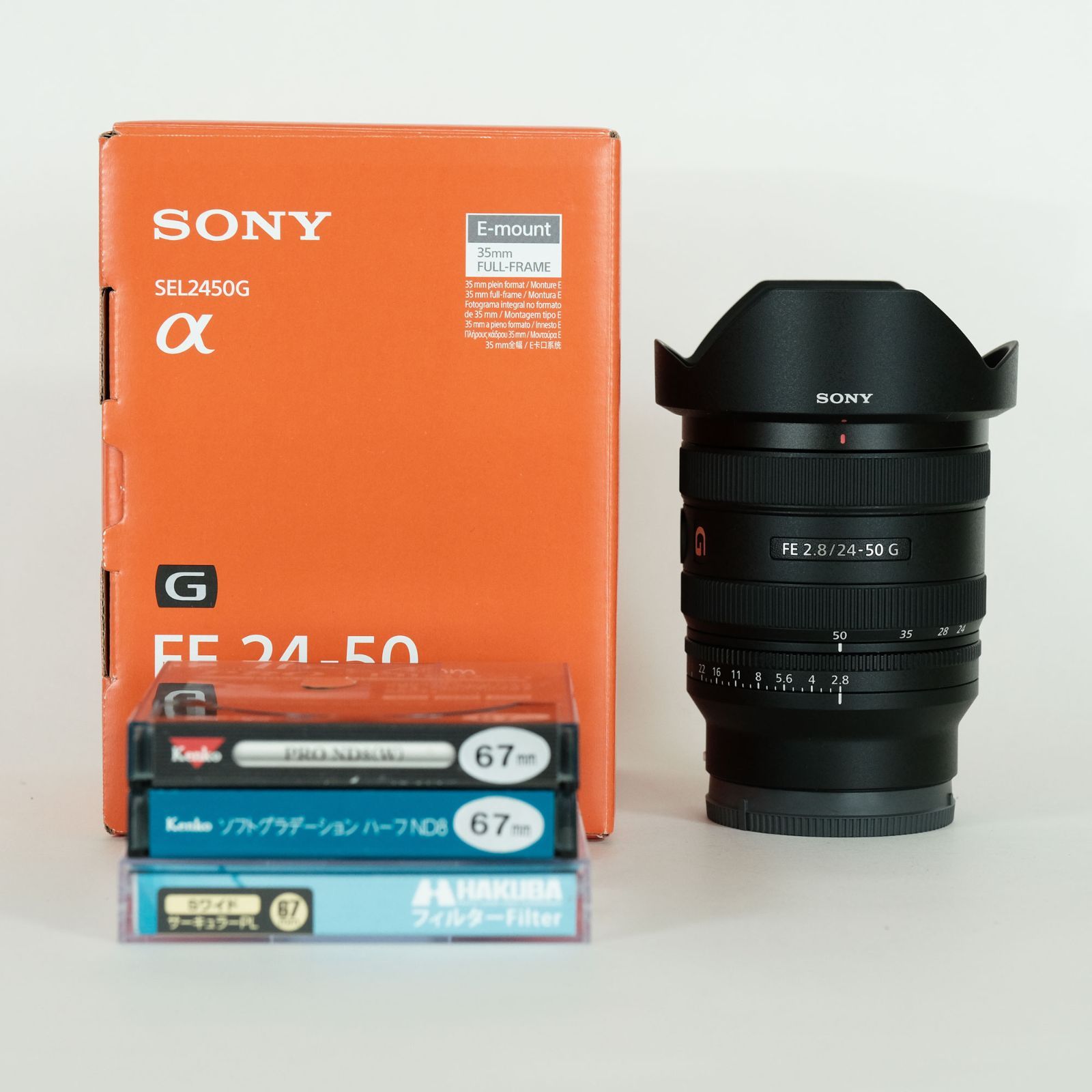 [美品｜フィルター3種付] SONY FE 24-50mm F2.8 G SEL2450G / ソニーEマウント / フルサイズ